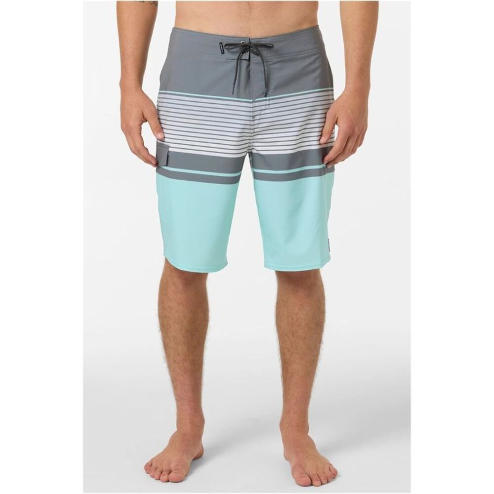 O'Neill Mens Lennox Striped Swim Bottom Board Shorts, NWT
